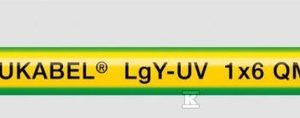 Przewód jednożyłowy PVC, odporny na UV LgY-UV 1G10 mm2 żółto-zielony 18049449