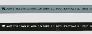 Przewód PVC do przesyłu danych wg UL/CSA HELUDATA® TRONIC 2464 / 300 GREY 3xAWG24 szary, żyły kolorowe 83154