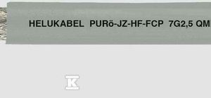 Kabel do łańcuchów kablowych 600 V MULTIFLEX 512-C-PUR 3G0,75 UL/CSA, bezhalogenowy ekranowany metrowany 21642