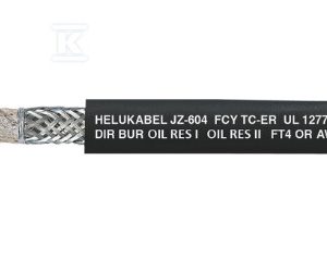 Przewód elastyczny, ekranowany 600 V JZ-604-FCY TC 10G1 UL-STANDARD 1277, AWG18 69756