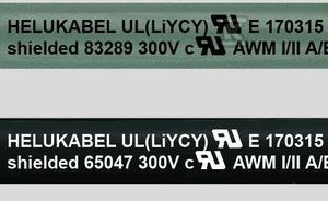 Przewód UL style 2464, 300V UL(LIYCY) 6XAWG16 szary, izolowany PVC, ekranowany 83337