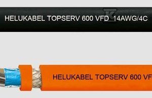 Przewód SErwo, UL/CSA T.SERV 600VFD 4XAWG14 czarny, PVC, podw. ekranowany 62609
