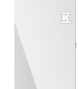 Grzejnik elektryczny Instal Projekt EOS Electro biały/white mat/szyba biała 40×120 cm EOSE-40/120E34L04B