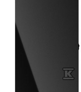Grzejnik elektryczny Instal Projekt EOS Electro czarny/black mat szyba czarna 40×120 cm EOSE-40/120E31L05B