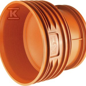 Korek PP K2-KAN DN/OD 160, do r.korugowanej, uniwersalny, bez uszczelki, do kan.zewnętrznej, kolor pomarańczowy 1040233100
