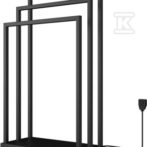 Grzejnik elektryczny Instal Projekt Mobilo 2 Electro czarny mat/black mat 50×90 cm MOBE2-50/90C31
