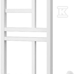 Grzejnik elektryczny Instal Projekt Mondrian Electro biały połysk/white silk 40×80 cm MONE-40/80+GH-03C1