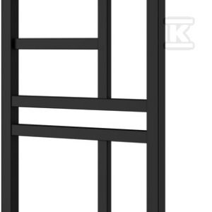 Grzejnik elektryczny Instal Projekt Mondrian Electro czarny/black swan 40×80 cm MONE-40/80C75+GH-03C2