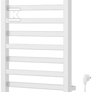 Grzejnik elektryczny Instal Projekt Poppy Electro biały połysk/white silk 40×160 cm PPYE-40/160+GH-06C1