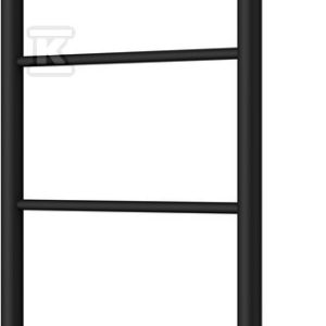 Grzejnik elektryczny Instal Projekt Primavera Electro czarny mat/black mat 40×110 cm PRVE-40/110C31