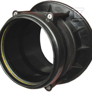 Siodło / przyłącze siodłowe PP K2-KAN DN/ID 600×160, do r.gładkiej, łączenie mechaniczne, do kan.zewnętrznej, kolor czarny 1027483900
