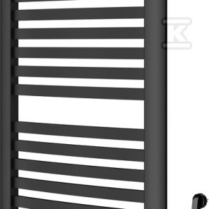 Grzejnik elektryczny Instal Projekt Retto Electro czarny mat/black mat 40×140 cm RETE-40/140C31+GH-06C2