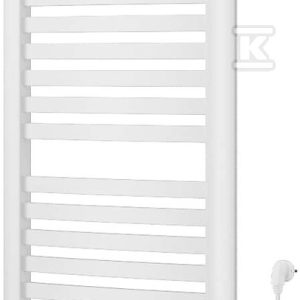 Grzejnik elektryczny Instal Projekt Retto Electro biały połysk/white silk 40×140 cm RETE-40/140+GH-06C1