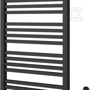 Grzejnik elektryczny Instal Projekt Stick Electro czarny mat/black mat 50×110 cm STIE-50/110C31+GH-06C2