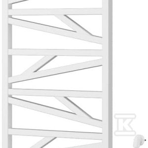 Grzejnik elektryczny Instal Projekt Trick Electro biały mat/white mat 40×90 cm TRKE-40/90C34+GH-03C1