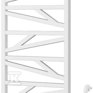 Grzejnik elektryczny Instal Projekt Trick Electro biały połysk/white silk 40×90 cm TRKE-40/90+GH-03C1