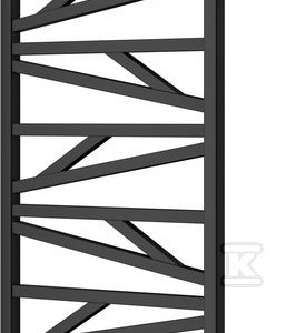 Grzejnik elektryczny Instal Projekt Trick Electro czarny/black swan 40×90 cm TRKE-40/90C75+GH-03C2