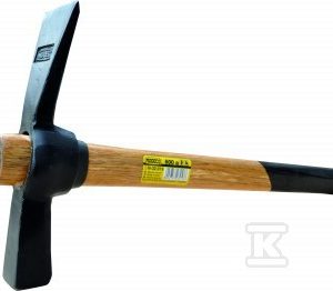 Młotek murarski wąski 0,6kg trzonek drewniawy MN-32-019