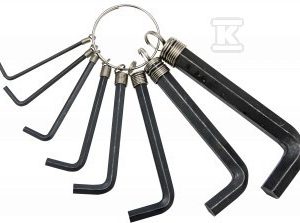 Zestaw kluczy imbusowych HEX 2-10 mm 8cz MN-54-100