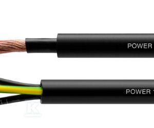 Przewód sterowniczo-zasilający XLPE/PVC POWER 1000-YFR 1×25 mm2 czarny, identyfikacja żył wg DIN VDE 0293-308 18191054