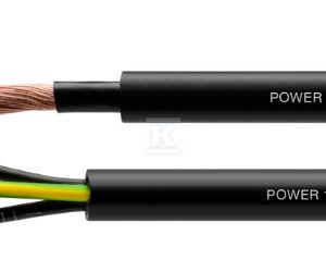 Przewód sterowniczo-zasilający XLPE/PVC POWER 1000-YFR 1×70 mm2 czarny, identyfikacja żył wg DIN VDE 0293-308 18191057