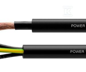 Przewód sterowniczo-zasilający XLPE/PVC POWER 1000-YFR 5G16 mm2 czarny, identyfikacja żył wg DIN VDE 0293-308 18191097