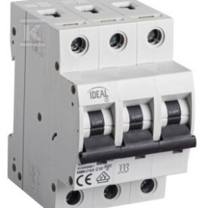 Wyłącznik nadmiarowo-prądowy, 6kA, 3P KMB6-C10/3 KANLUX IDEAL TS 23163