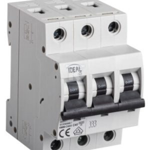 Wyłącznik nadmiarowo-prądowy, 6kA, 3P KMB6-C40/3 KANLUX IDEAL TS 23165
