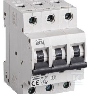 Wyłącznik nadmiarowo-prądowy, 6kA, 3P KMB6-B40/3 KANLUX IDEAL TS 23168