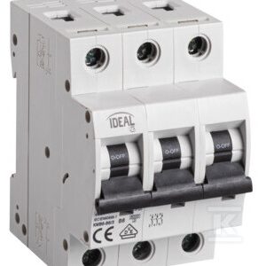 Wyłącznik nadmiarowo-prądowy, 6kA, 3P KMB6-B6/3 KANLUX IDEAL TS 23171