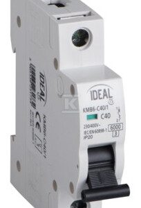 Wyłącznik nadmiarowo-prądowy, 6kA, 1P KMB6-C40/1 KANLUX IDEAL TS 23173