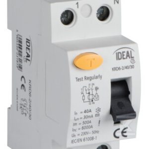 Wyłącznik różnicowo-prądowy, 2P KRD6-2/40/30 KANLUX IDEAL TS 23181