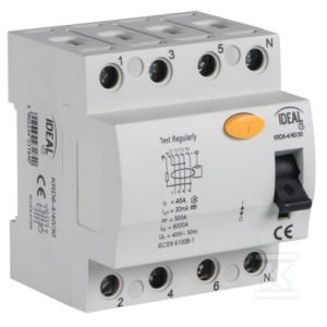 Wyłącznik różnicowo-prądowy, 4P KRD6-4/40/30 KANLUX IDEAL TS 23184