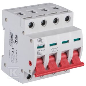 Rozłącznik izolacyjny, modułowy KMI-4/100A KANLUX IDEAL TS 23237