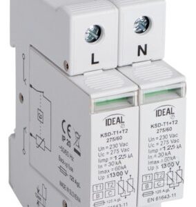 Ogranicznik przepięć KSD-T1+T2 275/120 1P+N KANLUX IDEAL TS 23922