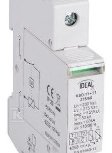 Ogranicznik przepięć KSD-T1+T2 275/60 1P KANLUX IDEAL TS 23923