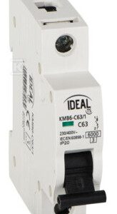 Wyłącznik nadmiarowo-prądowy, 6kA, 1P KMB6-C63/1 KANLUX IDEAL TS 27253