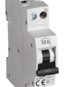 Wyłącznik nadmiarowo-prądowy, 6kA, 1P+N KMBN6-C16/1 KANLUX IDEAL TS 32569