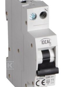 Wyłącznik nadmiarowo-prądowy, 6kA, 1P+N KMBN6-C20/1 KANLUX IDEAL TS 32570