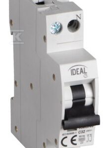 Wyłącznik nadmiarowo-prądowy, 6kA, 1P+N KMBN6-C32/1 KANLUX IDEAL TS 32572