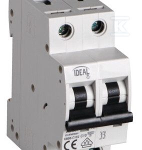 Wyłącznik nadmiarowo-prądowy, 6kA, 2P KMB6-C10/2 KANLUX IDEAL TS 32584
