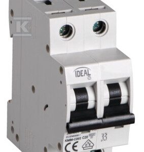 Wyłącznik nadmiarowo-prądowy, 6kA, 2P KMB6-C20/2 KANLUX IDEAL TS 32586