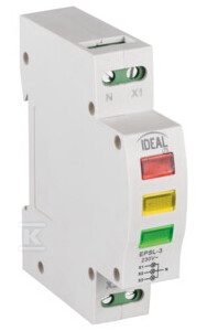 Wskaźnik obecności napięcia na szynę TH35 KLI-RGY KANLUX IDEAL TS 32893