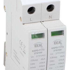 Ogranicznik przepięć KSPD-T1+T2 275/100 1PN KANLUX IDEAL TS 36314