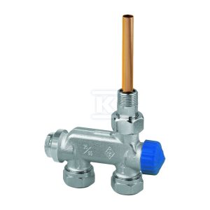 Zawór E-Z jednorurowy DN15, prosty 3876-02.000