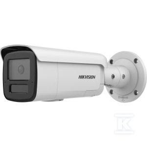 Kamera IP 4Mpx tubowa, 2.8mm, DarkFighter, wbudowany mikrofon+głośnik, dwukierunkowe audio DS-2CD2T46G2H-IS2U/SL(2.8MM)