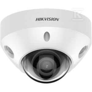 Kamera IP 8MPx, kopułkowa 2.8mm płaska, wandaloodporna IK08 – do windy DS-2CD2586G2-IS(2.8MM)©
