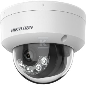 Kamera IP 8Mpx, kopułka wandaloodporna IK08, 2.8mm, Smart Hybrid Light, wbudowany mikrofon DS-2CD1183G2-LIUF 2.8MM PL