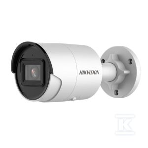 Kamera IP 4 Mpx AcuSense, obiektyw: 4mm, tuba, biała obudowa, IR 40m, Slot karty SD, IP67 DS-2CD2043G2-I(4MM)