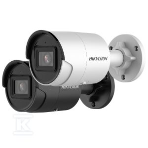 Kamera IP 4 Mpx AcuSense, obiektyw: 2.8mm, tuba, biała obudowa, IR 40m, Mikrofon + SD, IP67 DS-2CD2043G2-IU(2.8MM)